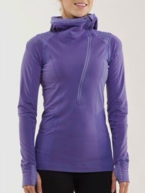 Lululemon Run: For It Pullover Persian Purple 4
